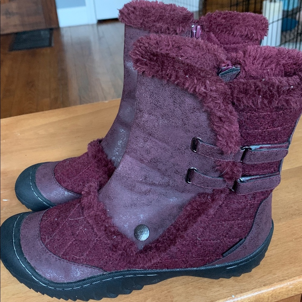 JBU ankle boots Burgundy 9.5